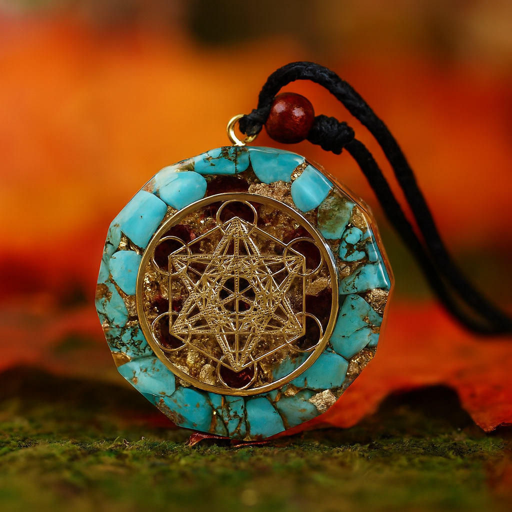 Pendentif "Cube de Métatron"