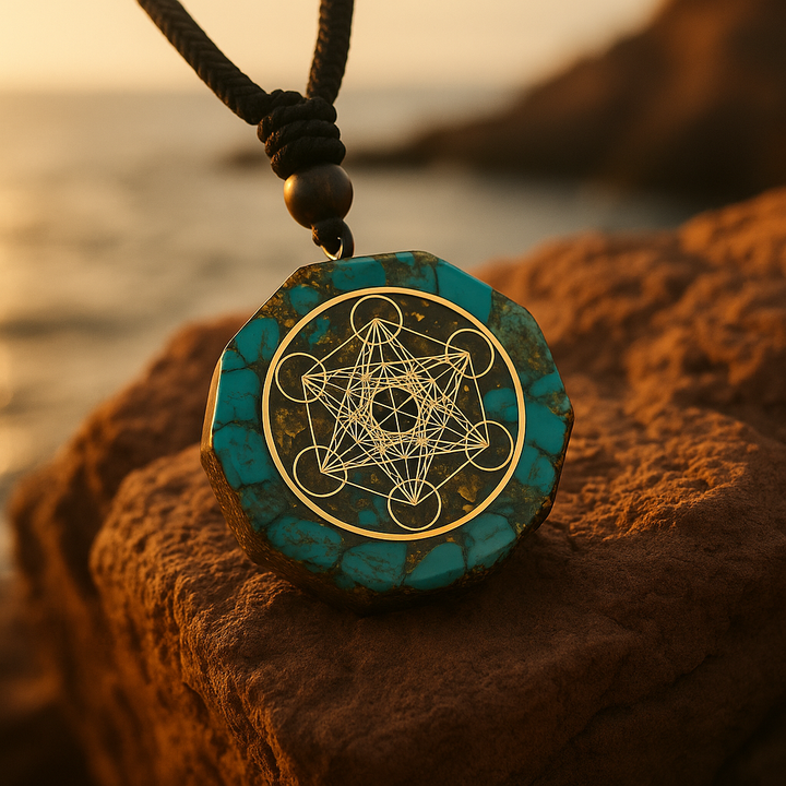 Pendentif "Cube de Métatron"