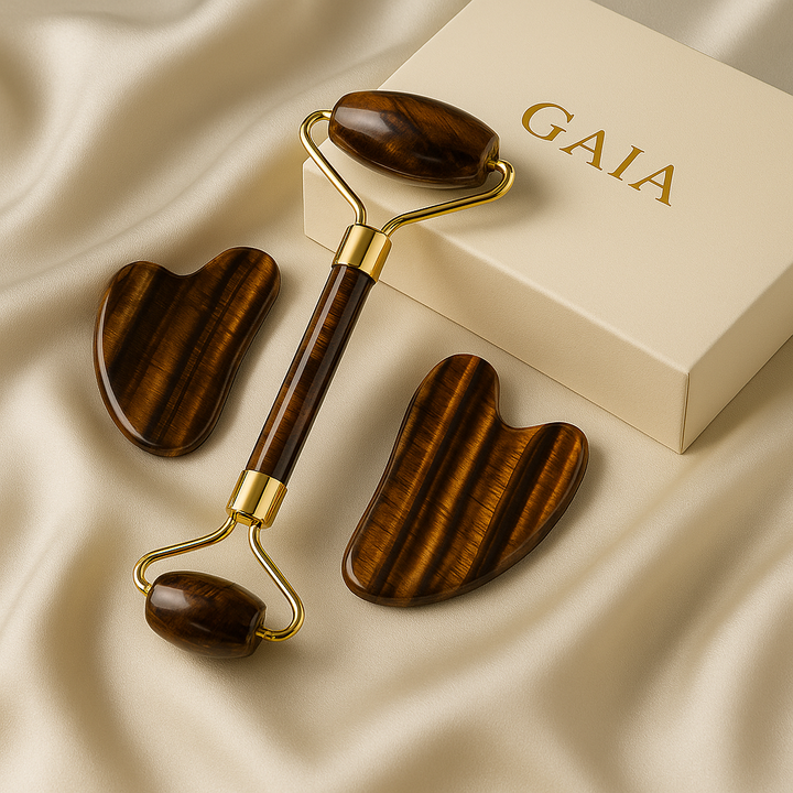 Set de Massage en Œil du Tigre