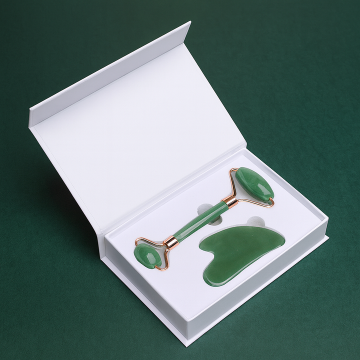 Set de beauté en Aventurine naturelle