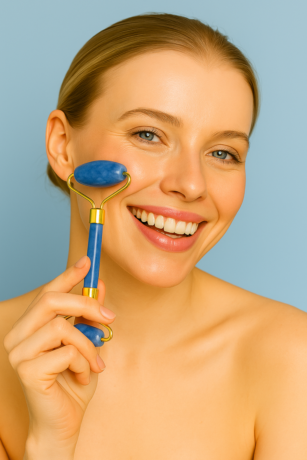 Set de Massage en Aventurine Bleue