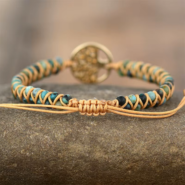 Bracelet Arbre de Vie en Pierre Espoir