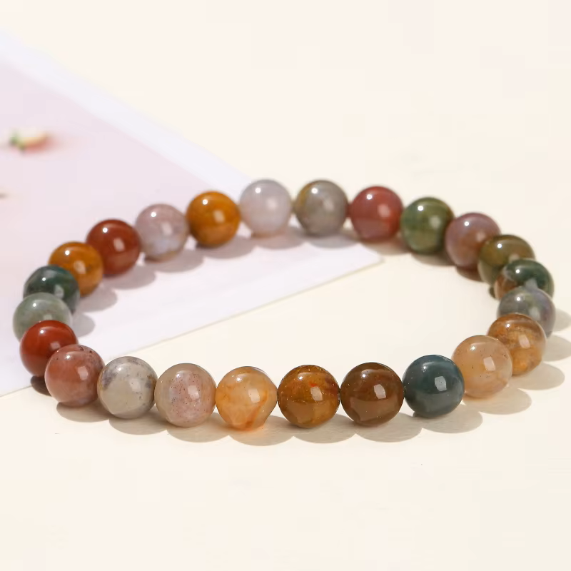 Bracelet "Gratitude" en Agate Indienne