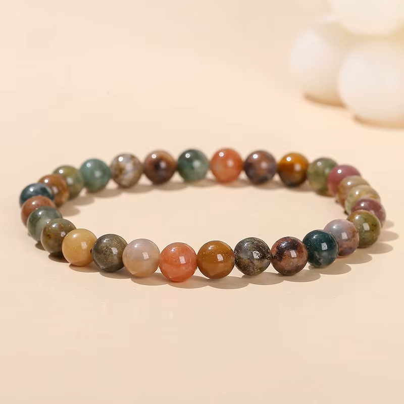 Bracelet "Gratitude" en Agate Indienne