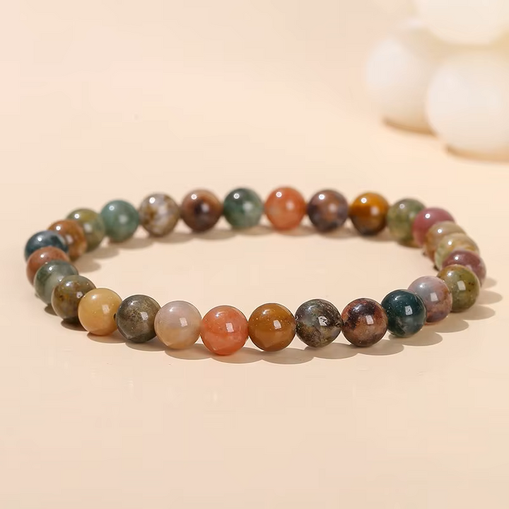 Bracelet "Gratitude" en Agate Indienne