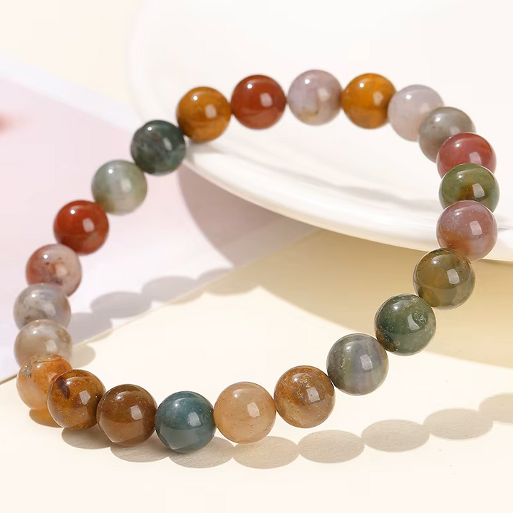 Bracelet "Gratitude" en Agate Indienne