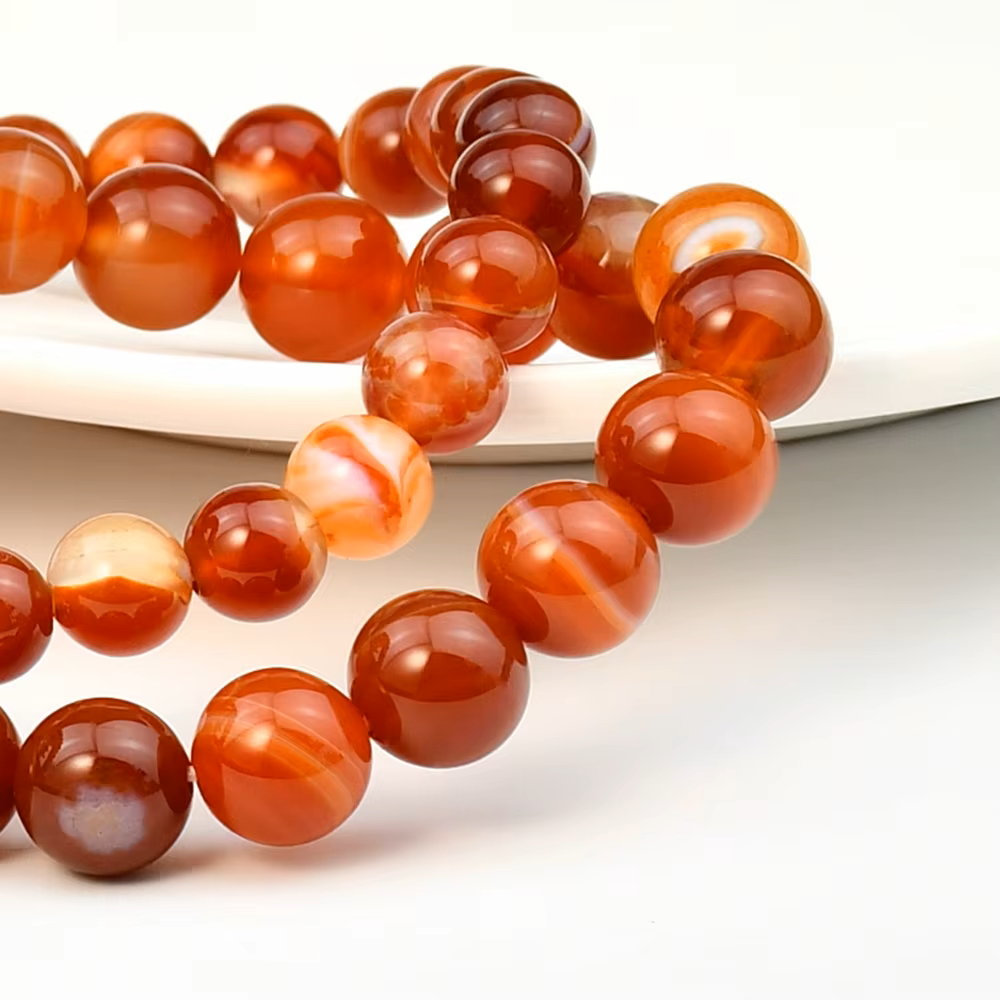 Bracelet "Amélioration de la Concentration" en Agate Striée