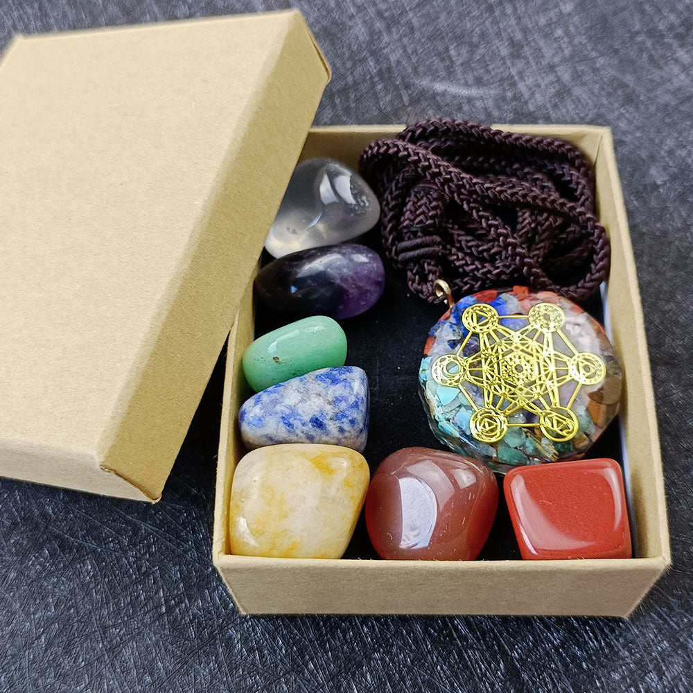 Coffret Collier Énergétique & Pierres Naturelles