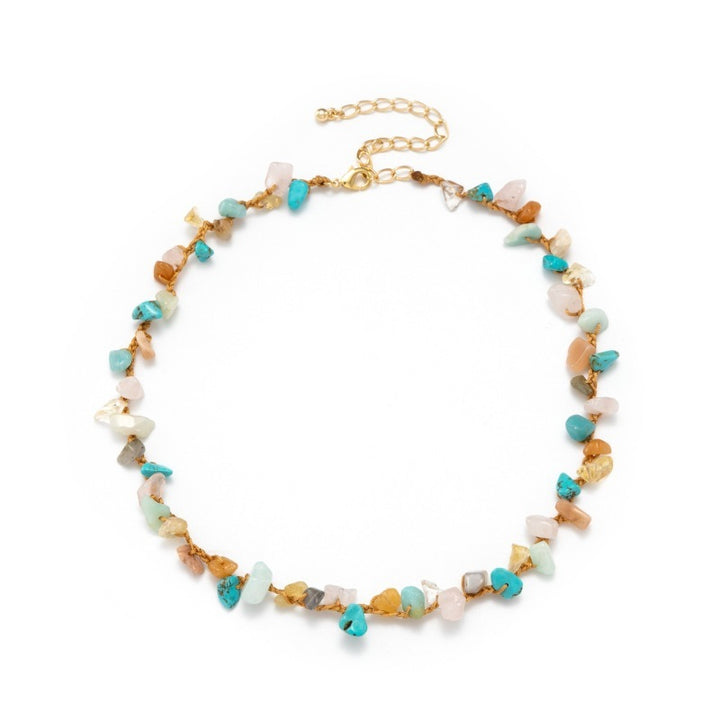 Collier "Éclats de Plage" en Pierres Naturelles