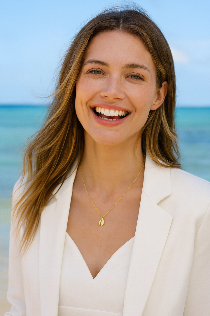 Collier Coquillage Doré