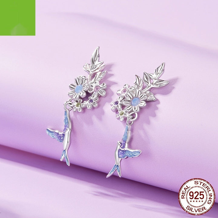 Boucles d’Oreilles "Colibris Enchantés"