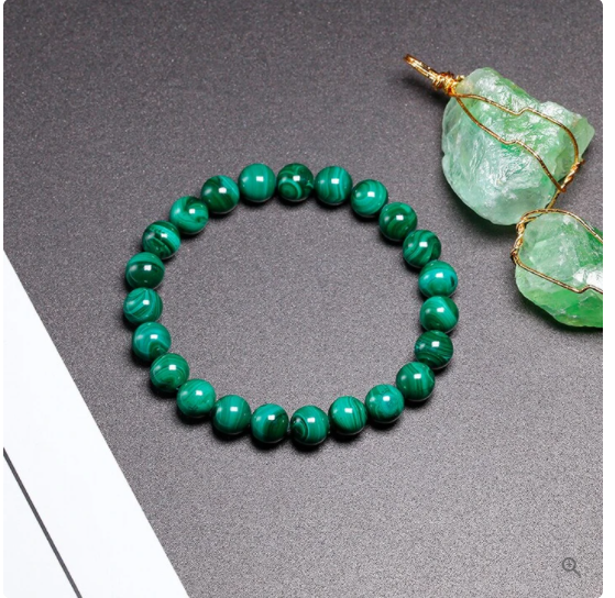 Bracelet Purification en Malachite Véritable