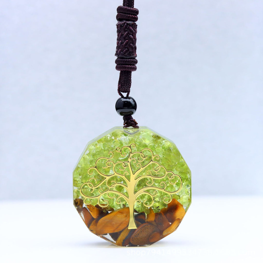 Pendentif Fleur Énergétique - Arbre de vie