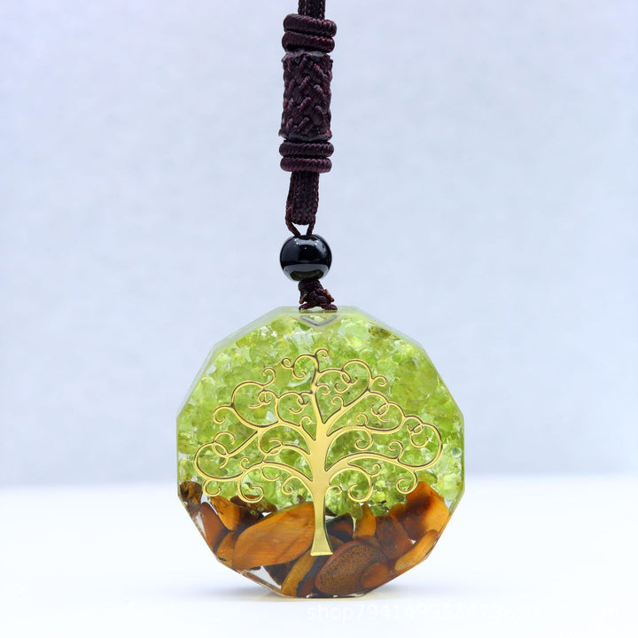 Pendentif Fleur Énergétique - Arbre de vie