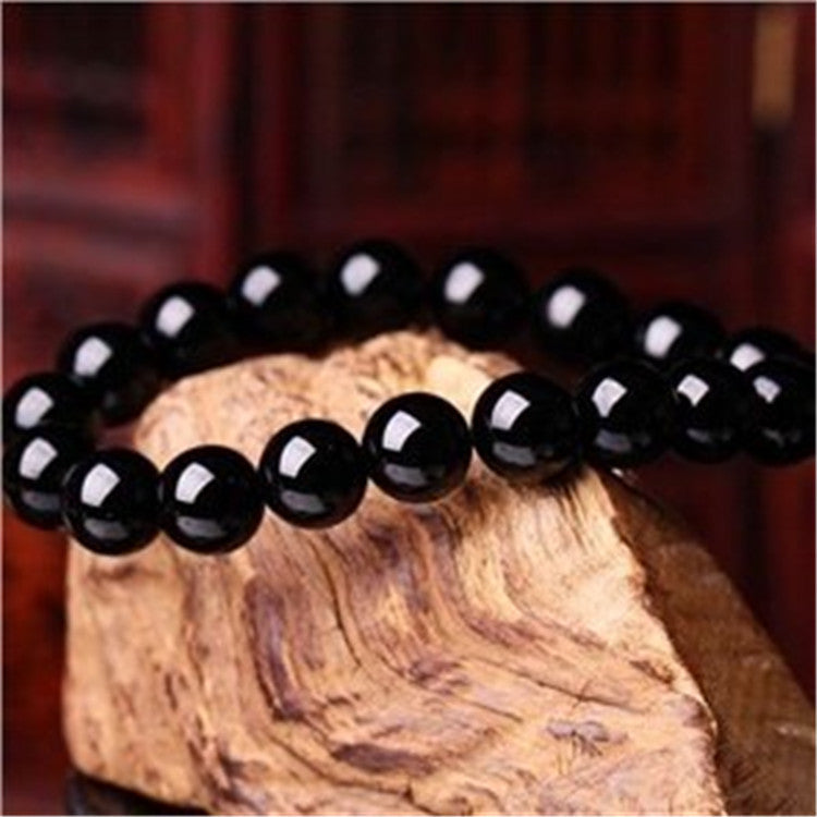 Bracelet Ancrage en Agate Noire