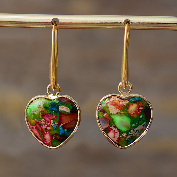 Boucles d’Oreilles "Cœur de GAIA"