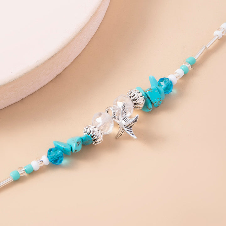 Bracelet de Cheville "Étoile Marine"