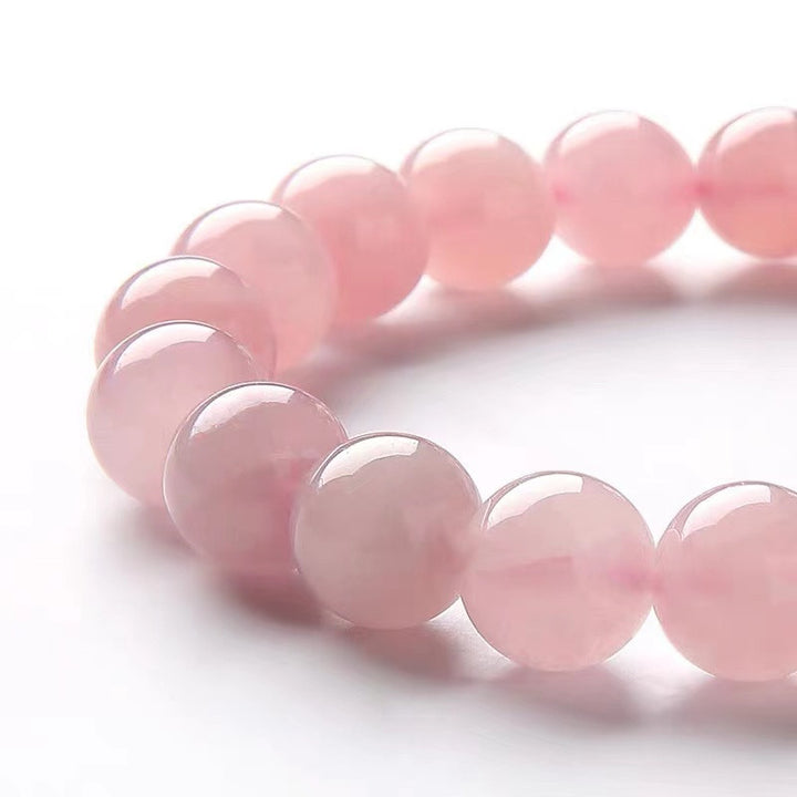 Bracelet "Amour Inconditionnel" en Quartz Rose