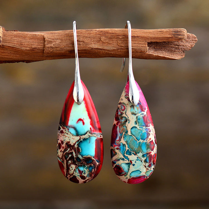 Boucles d’Oreilles "Gouttes Bohèmes"