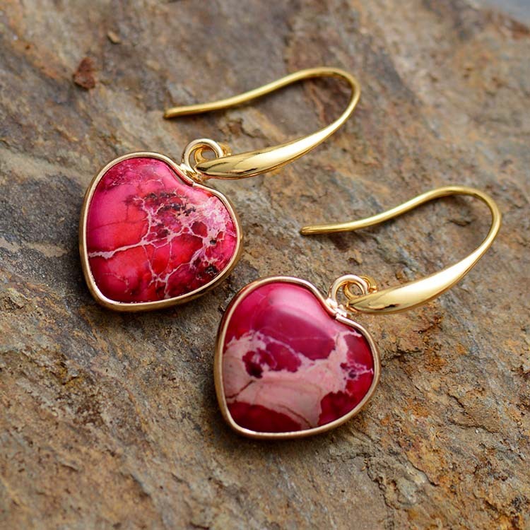 Boucles d’Oreilles "Cœur de GAIA"