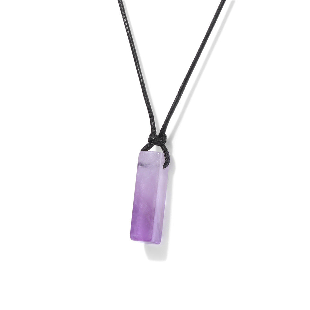 Pendentif "Énergie Pure" en Améthyste Naturelle