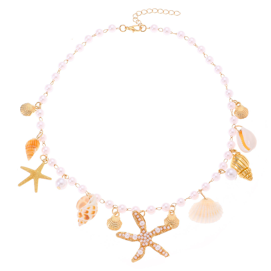 Bohemian Summer Beach Shell Necklace Bracelet