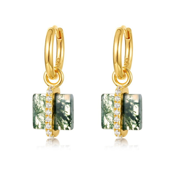 Boucles d’Oreilles "Émeraude de Forêt"