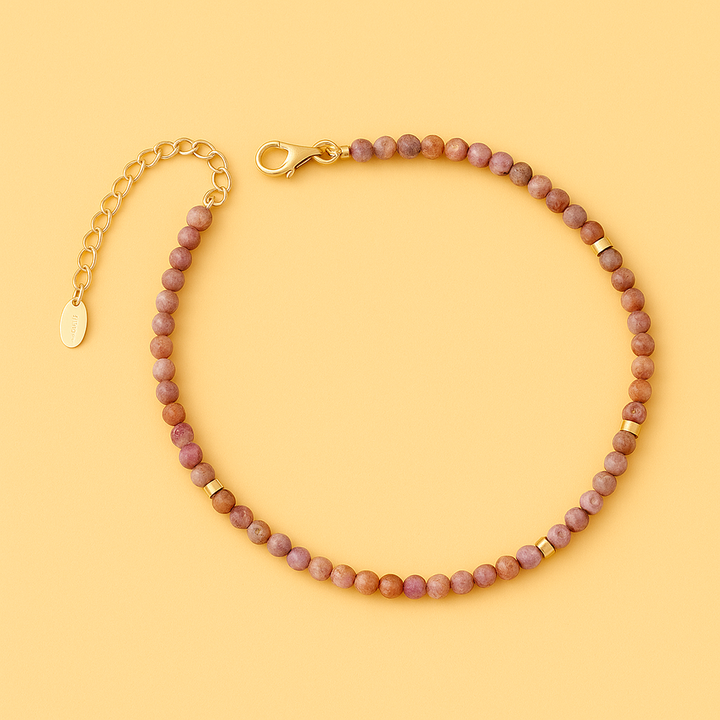 Bracelet de Cheville "Éclat d'Améthyste"