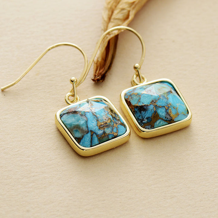 Boucles d’Oreilles "Éclat d’Azur"