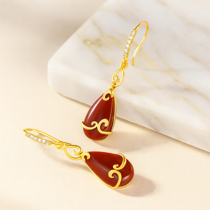 Boucles d’Oreilles "Flamme Céleste"