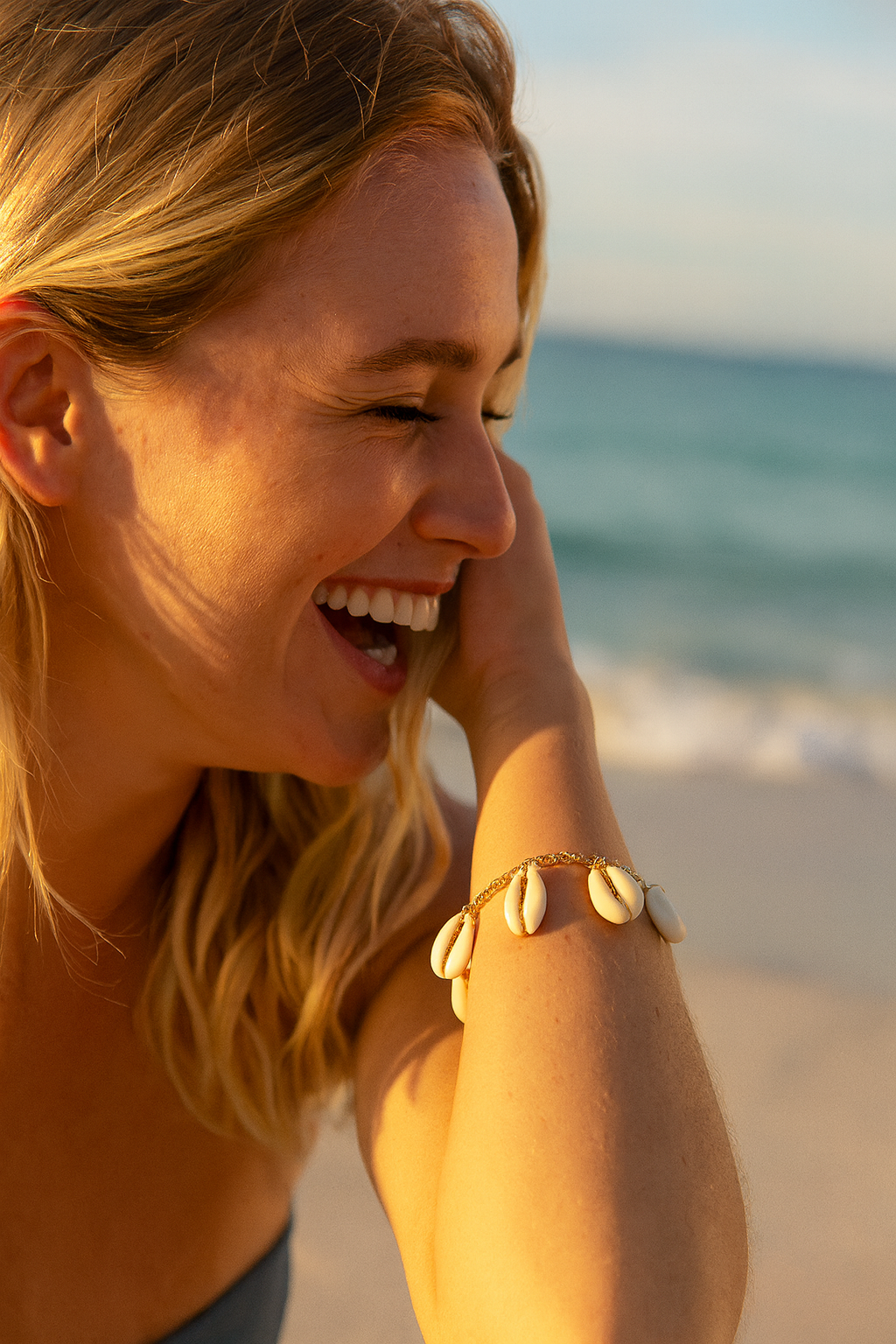 Bracelet Chaîne Coquillages