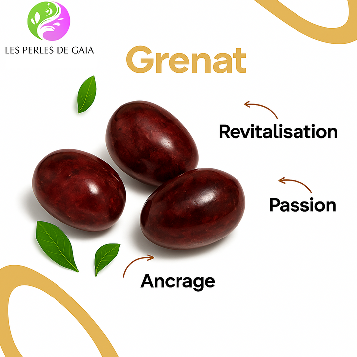 Bracelet "Énergie et Vitalité" en Pierres de Grenat