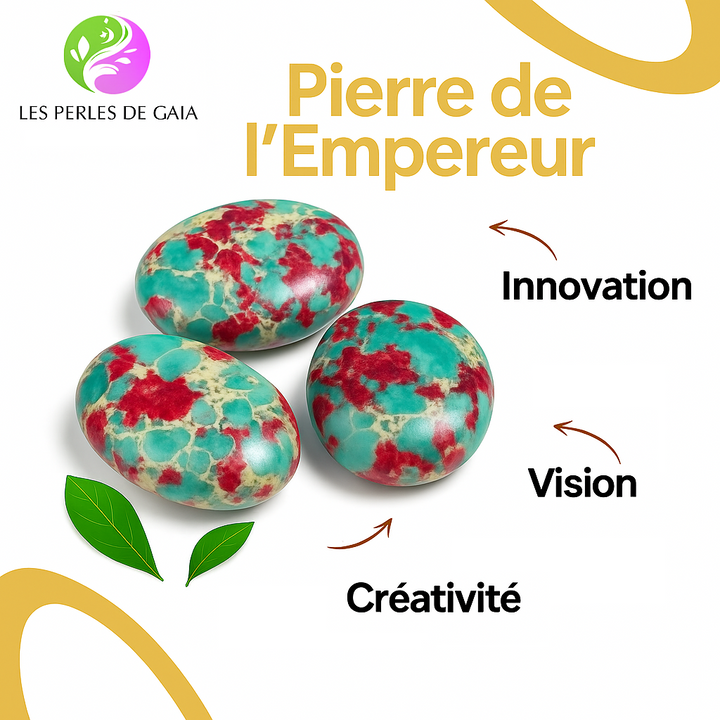 Bracelet "Innovation et Créativité" en Pierre de l'Empereur