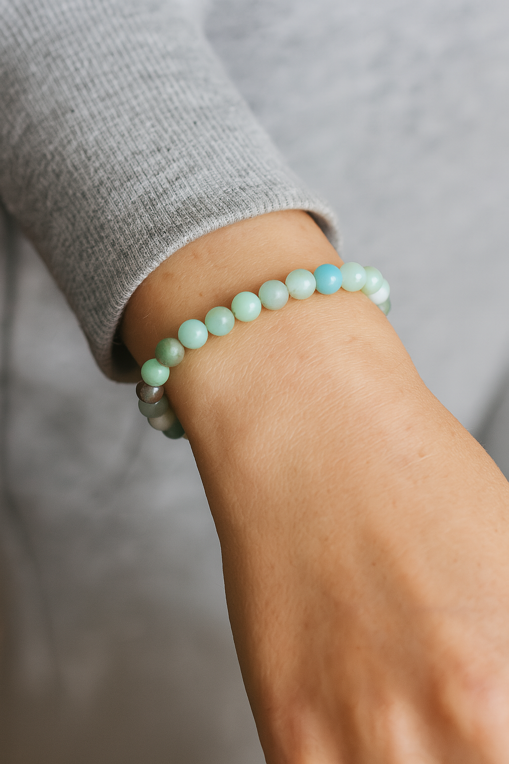 Bracelet "Harmonie et Sérénité" en Amazonite