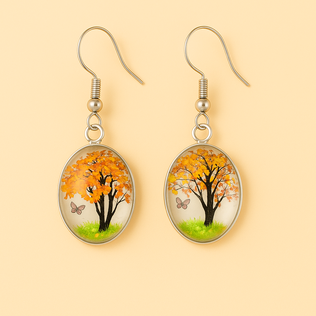 Boucles d’Oreilles "Étoile Florale"