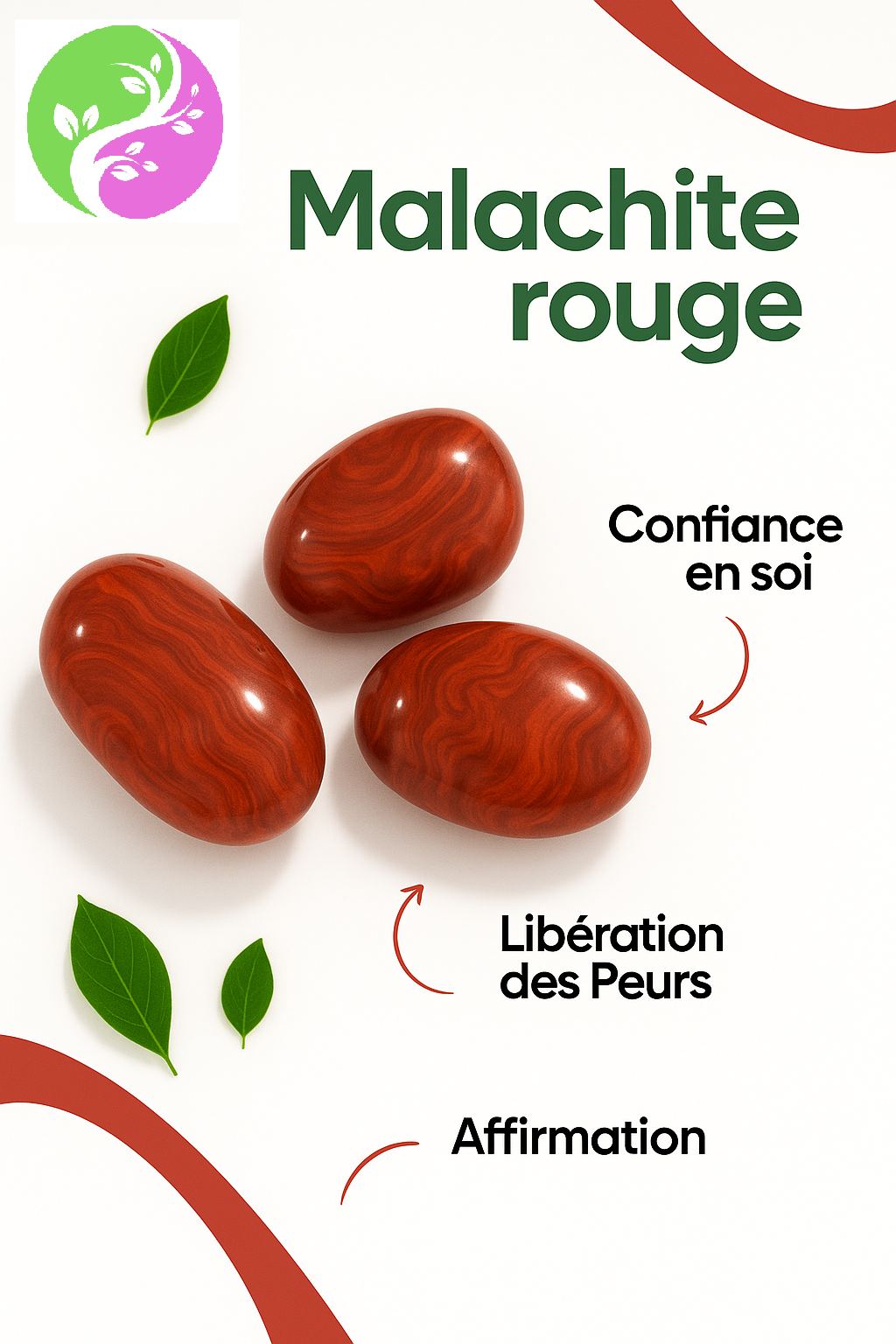 Bracelet "Accepter sa Différence" en Malachite Colorée