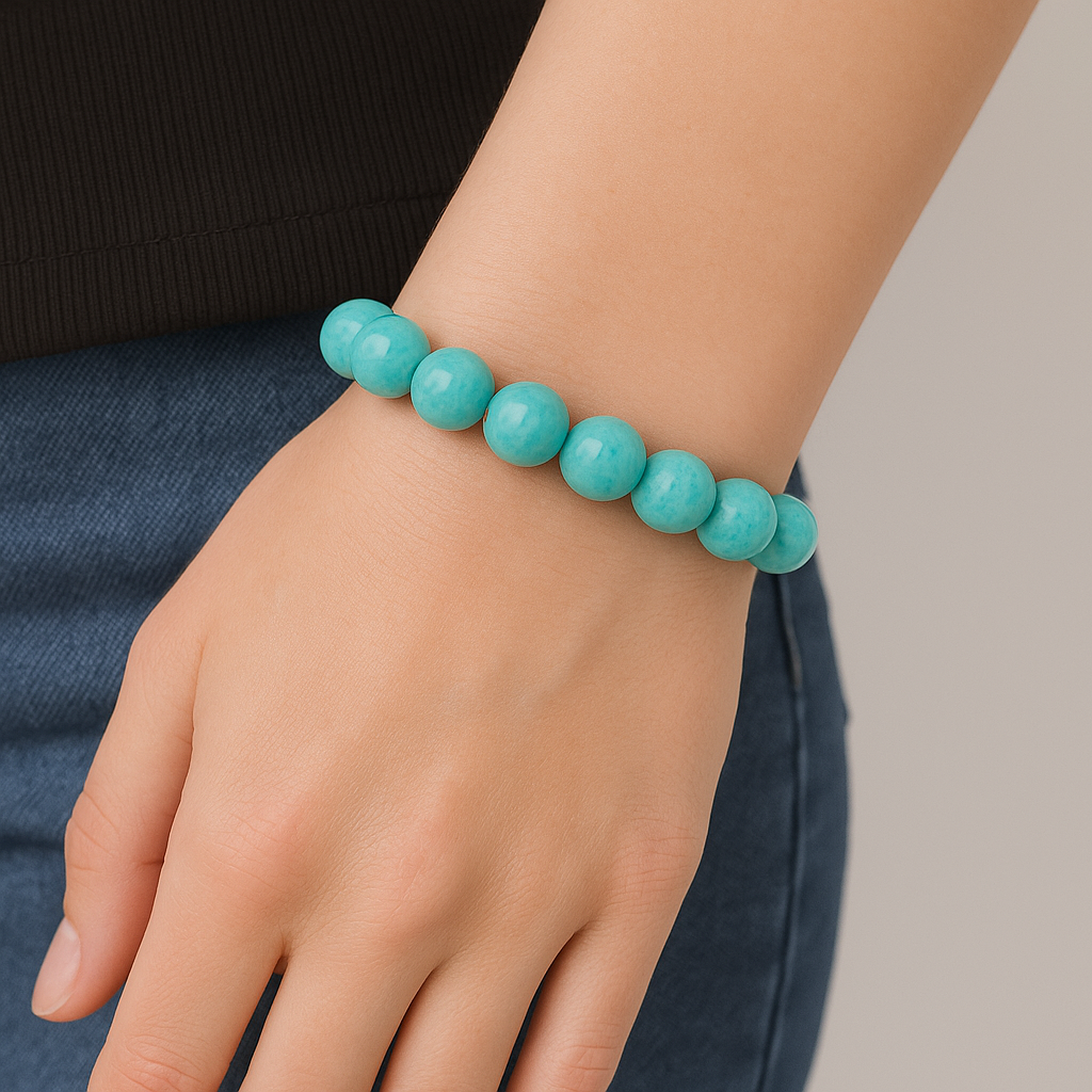 Bracelet "Calme et Apaisement" en Amazonite