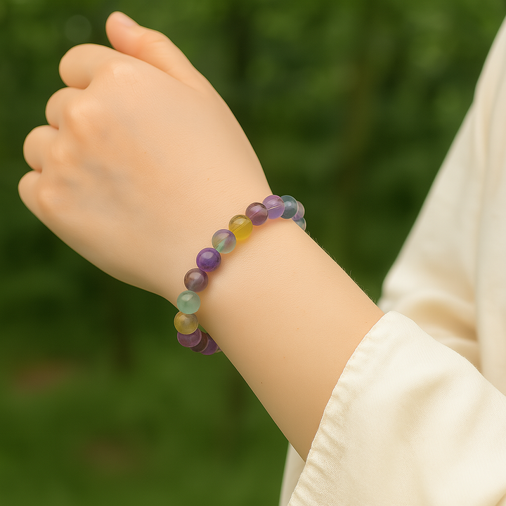 Bracelet "Clarté Mentale" en Fluorite