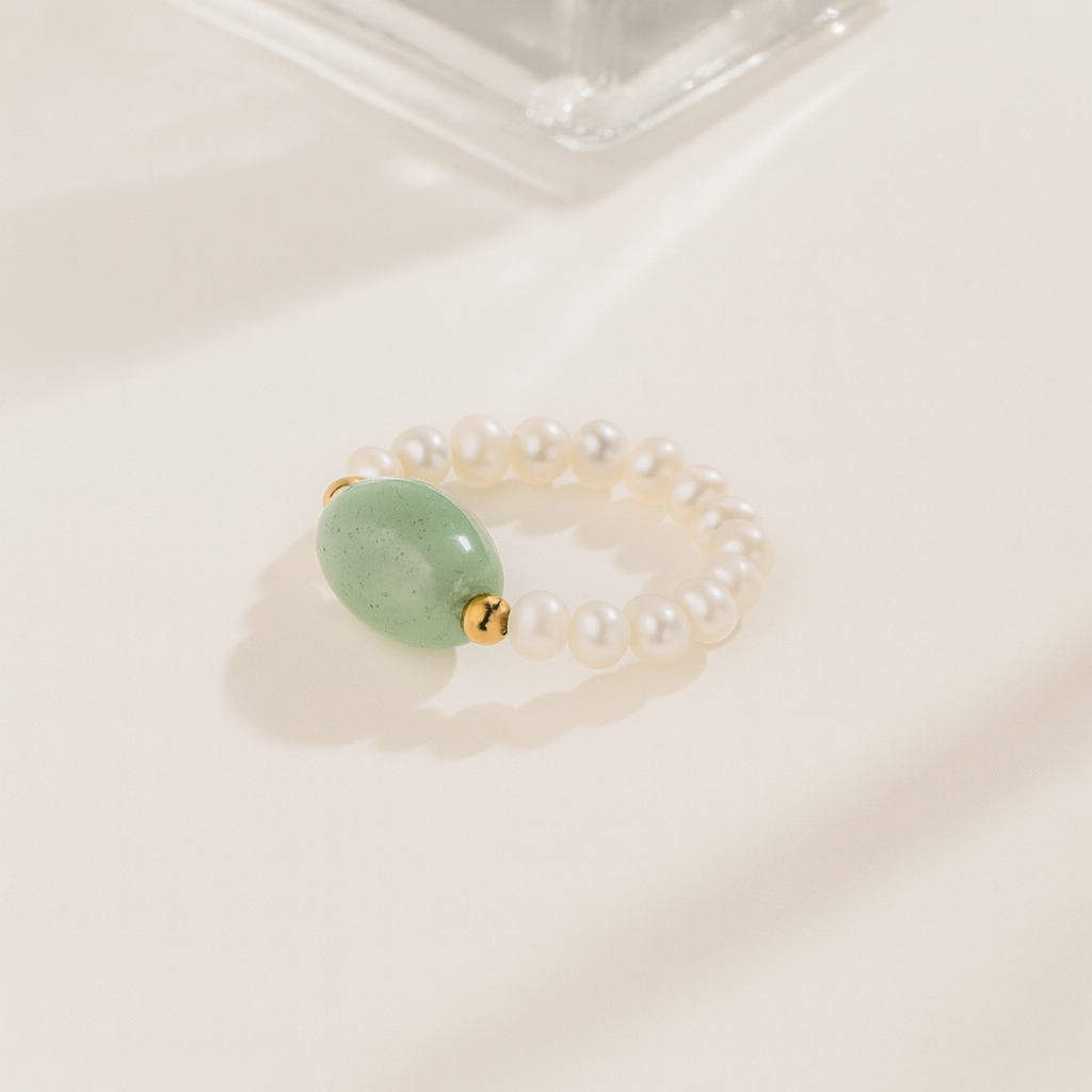Bague « Pureté Éternelle » en Perle Naturelle