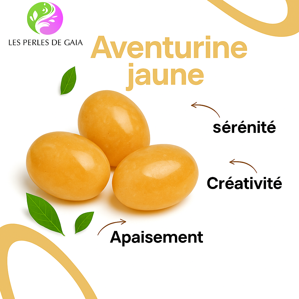 Bracelet "Confiance en soi et Apaisement" en Agate Crazy Lace et Aventurine Jaune