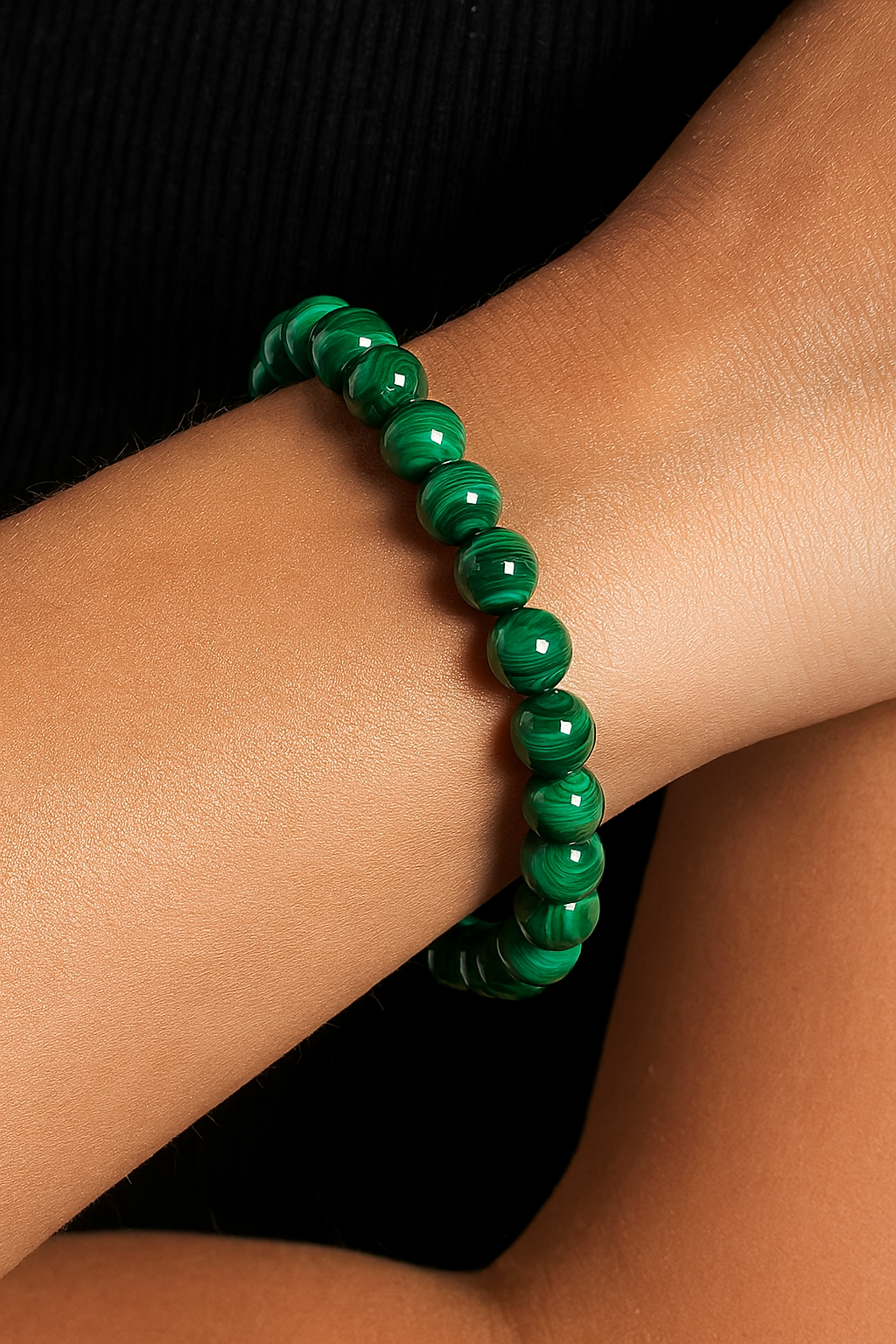 Bracelet Purification en Malachite Véritable