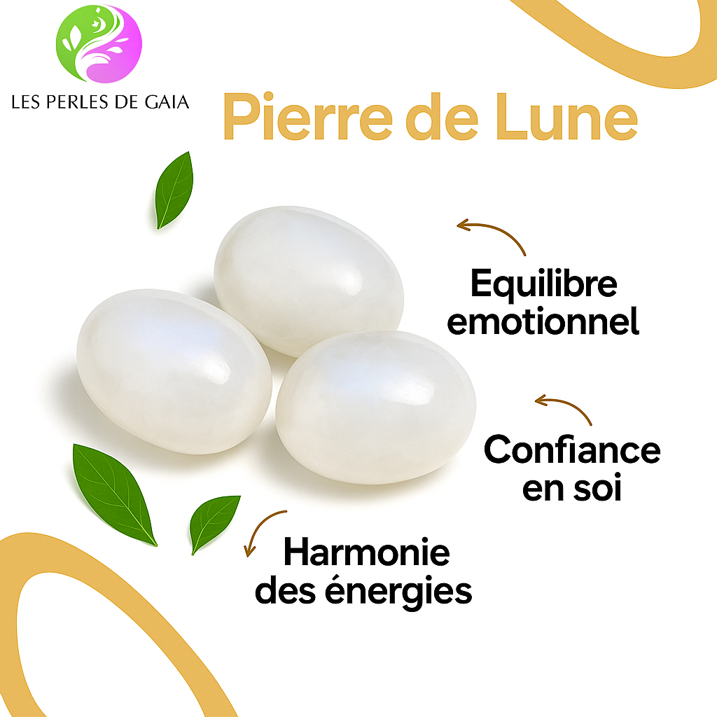 Bracelet "Essence de Lune" en Pierre de Lune Œil de Chat