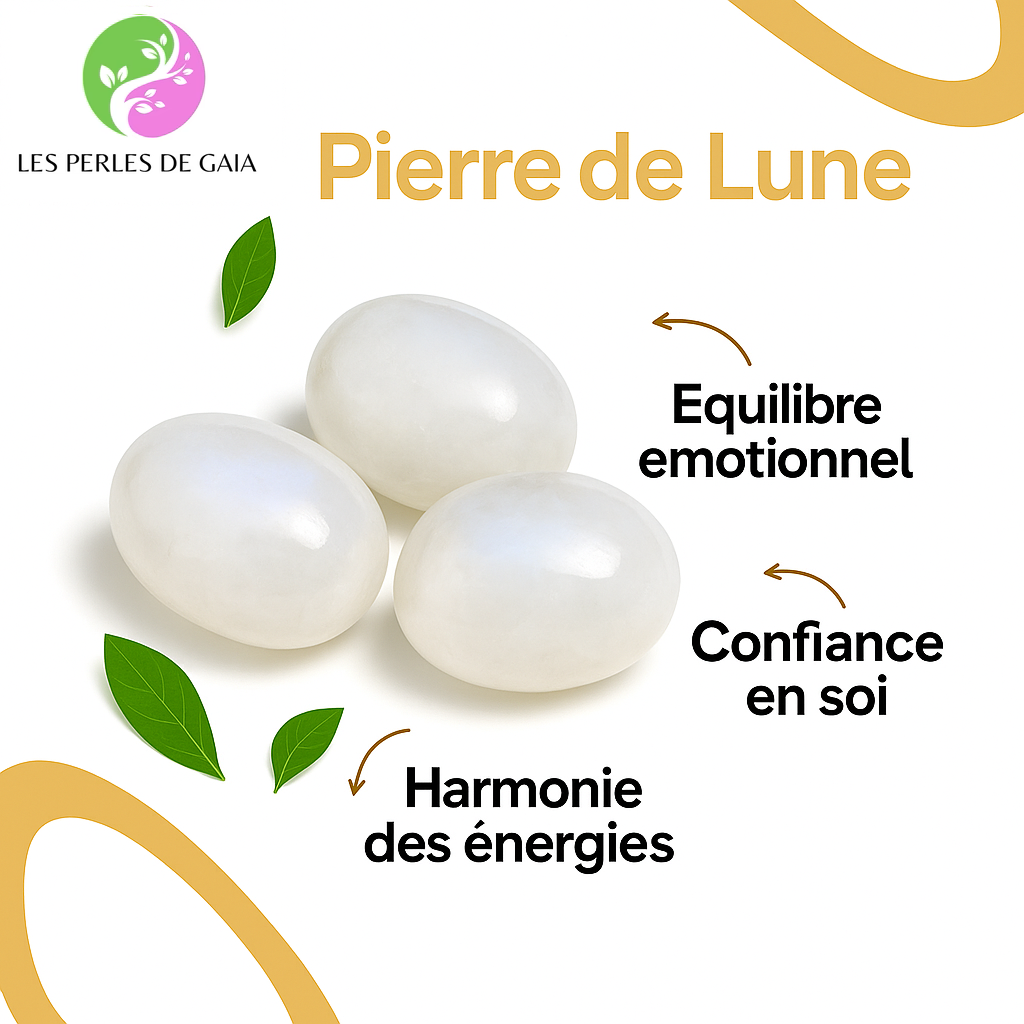 Bracelet DUO "Force Intérieure et Douceur émotionnelle" en Jaspe Impérial et Pierre de Lune