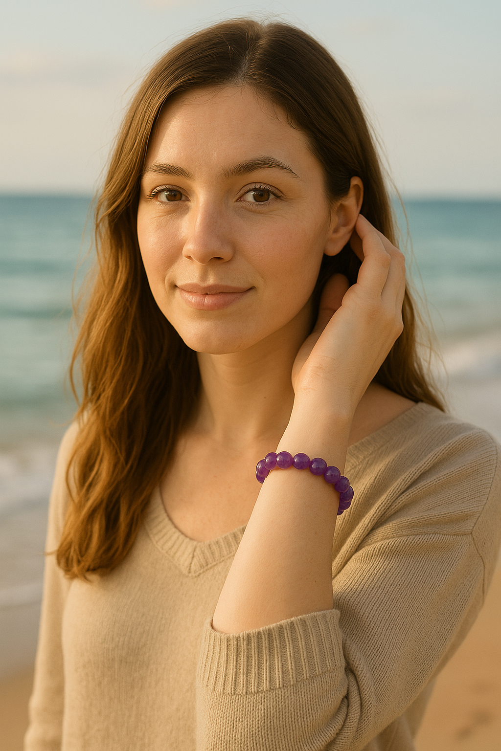 Bracelet "Sommeil Apaisé" en Améthyste
