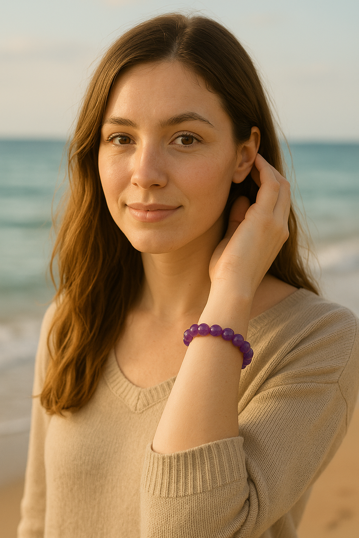 Bracelet "Sommeil Apaisé" en Améthyste