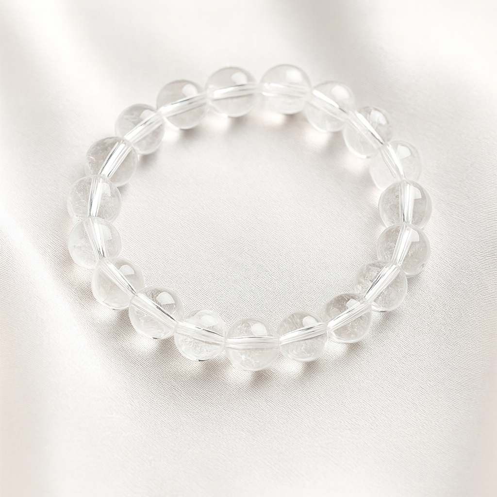 Bracelet "Aura Pure" en Cristal de Roche