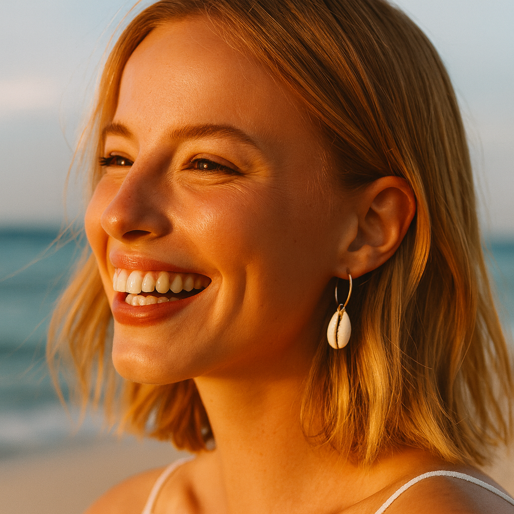 Boucles d’Oreilles Coquillage Océan