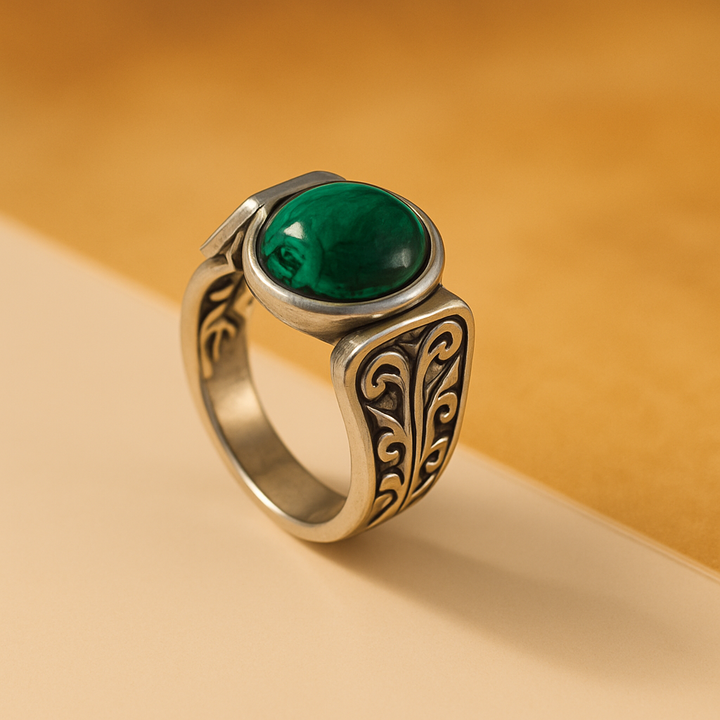 Bague Guerrier d’Émeraude