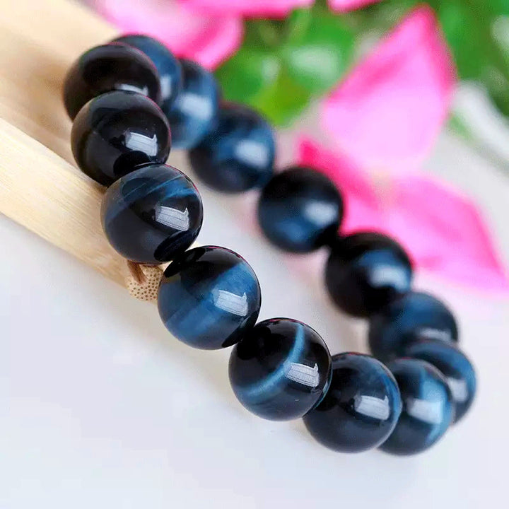 Bracelet "Gardien du Ciel" en Oeil de Faucon