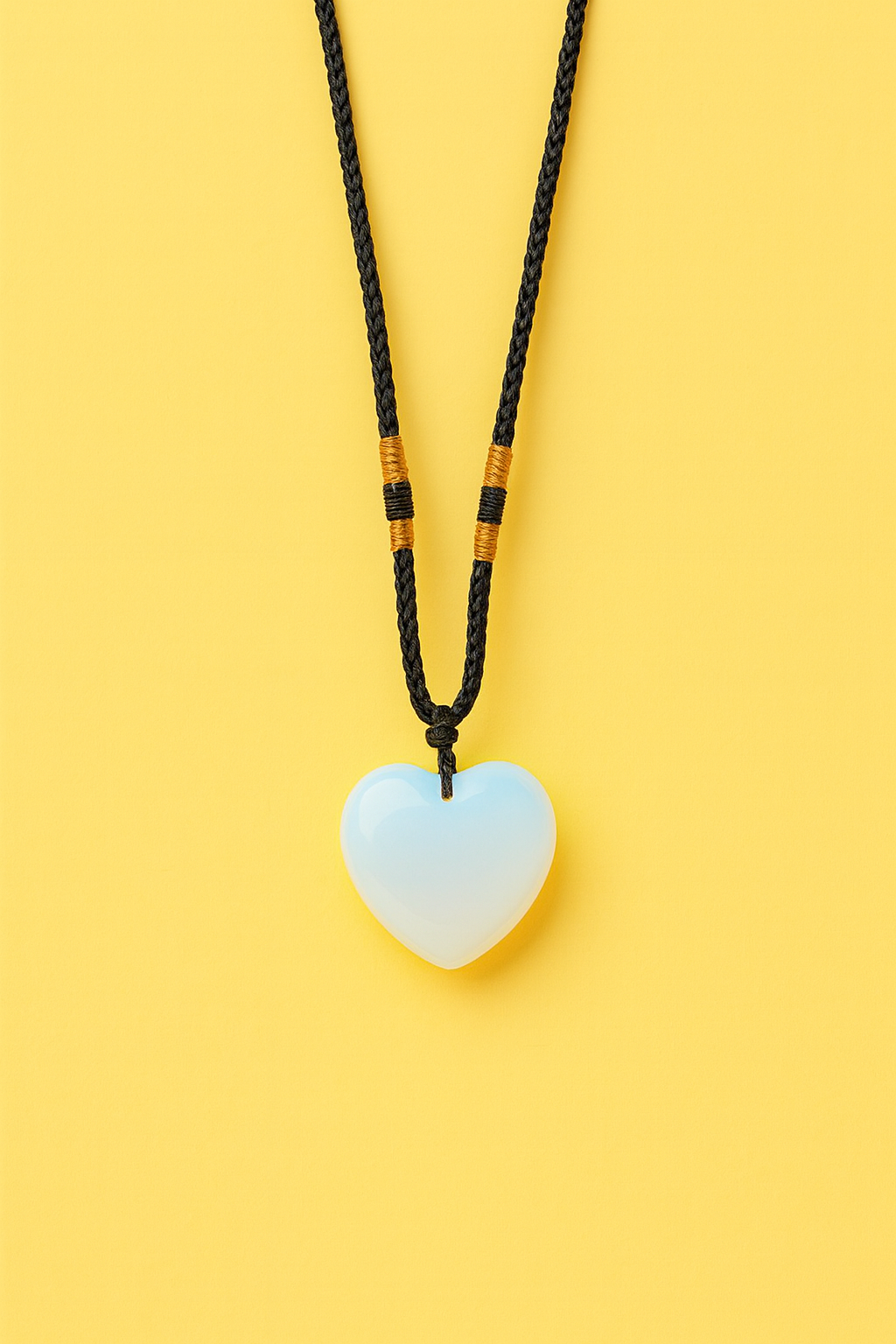 Collier Cœur en Opale